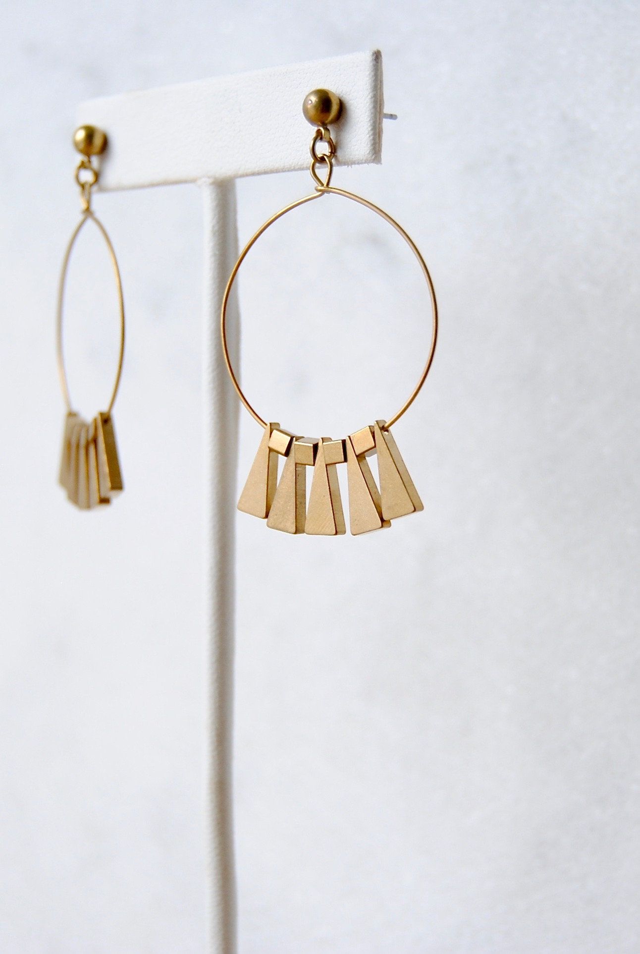 Explore the Trendy World of Boho Chic Brass Fringe Earrings