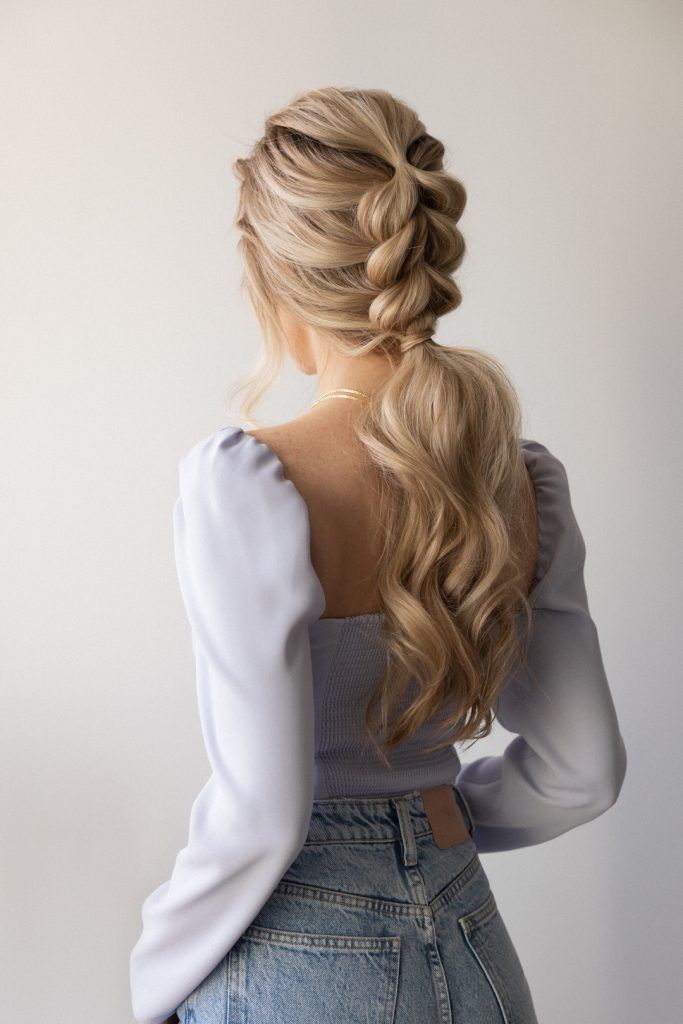 Simple Braided Ponytail