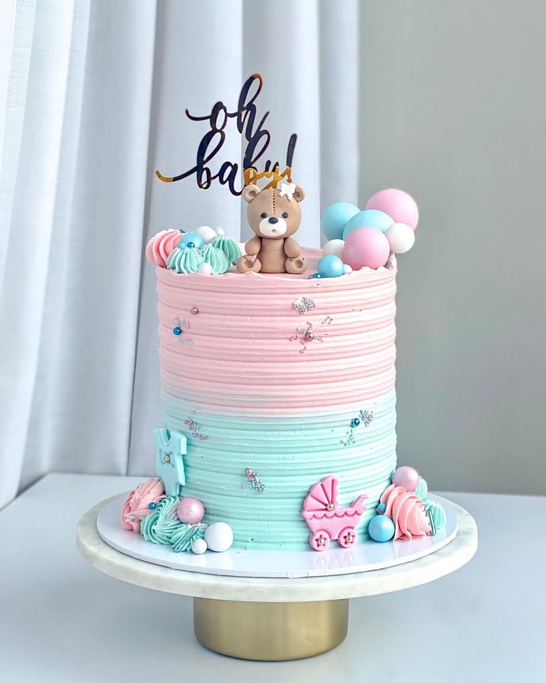 Creative and Adorable Baby Shower Cake Designs