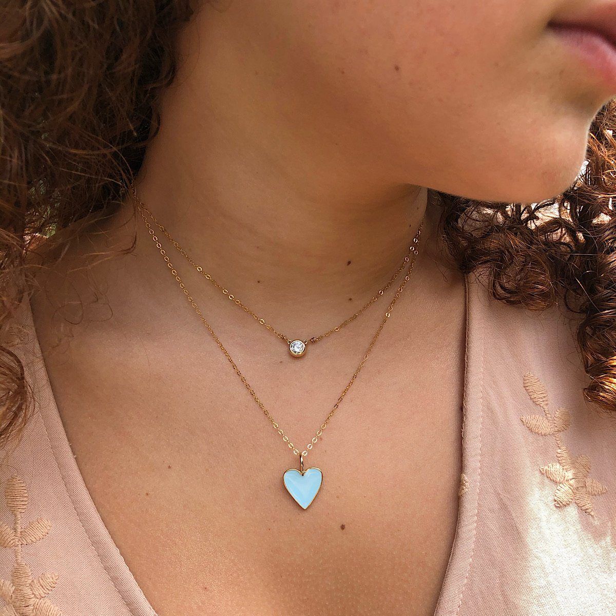 Enameled Heart Bead Necklace: A Timeless Piece of Jewelry
