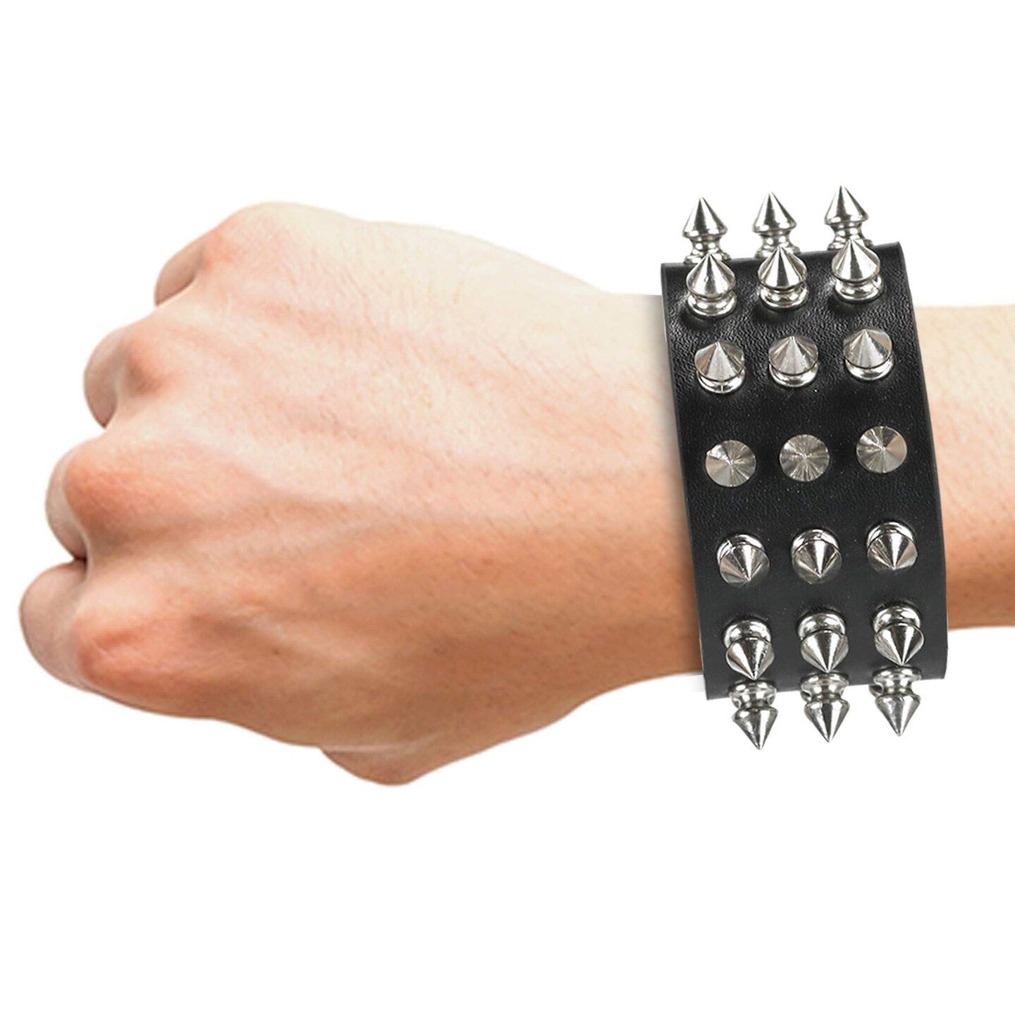 Faux Leather Cuff For Men