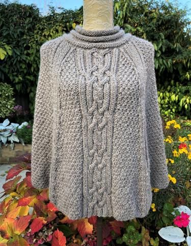 Knitted Ponchos For Autumn