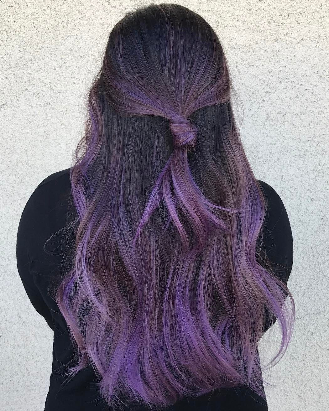 Stunning Ways to Rock Purple Balayage Hair