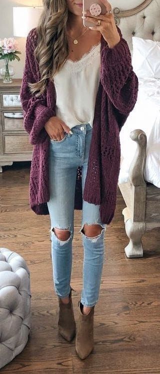 Fringe Scarf Outfit Ideas For
  Women