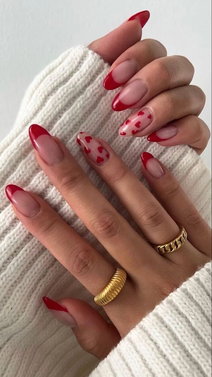 Red Acrylic Nail Designs