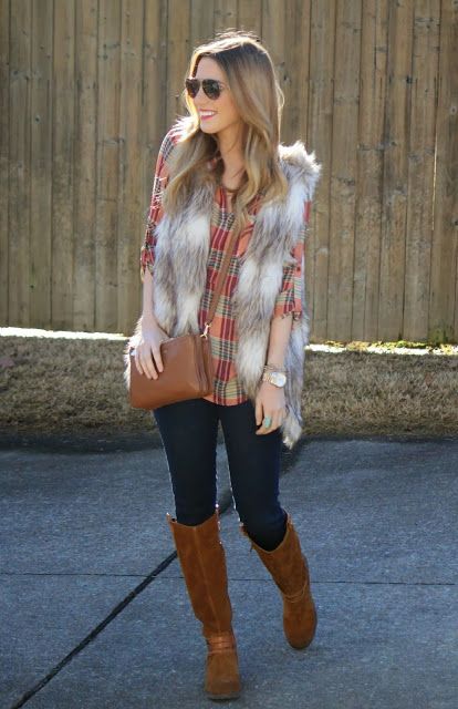 Fall Layer Looks With Fur
