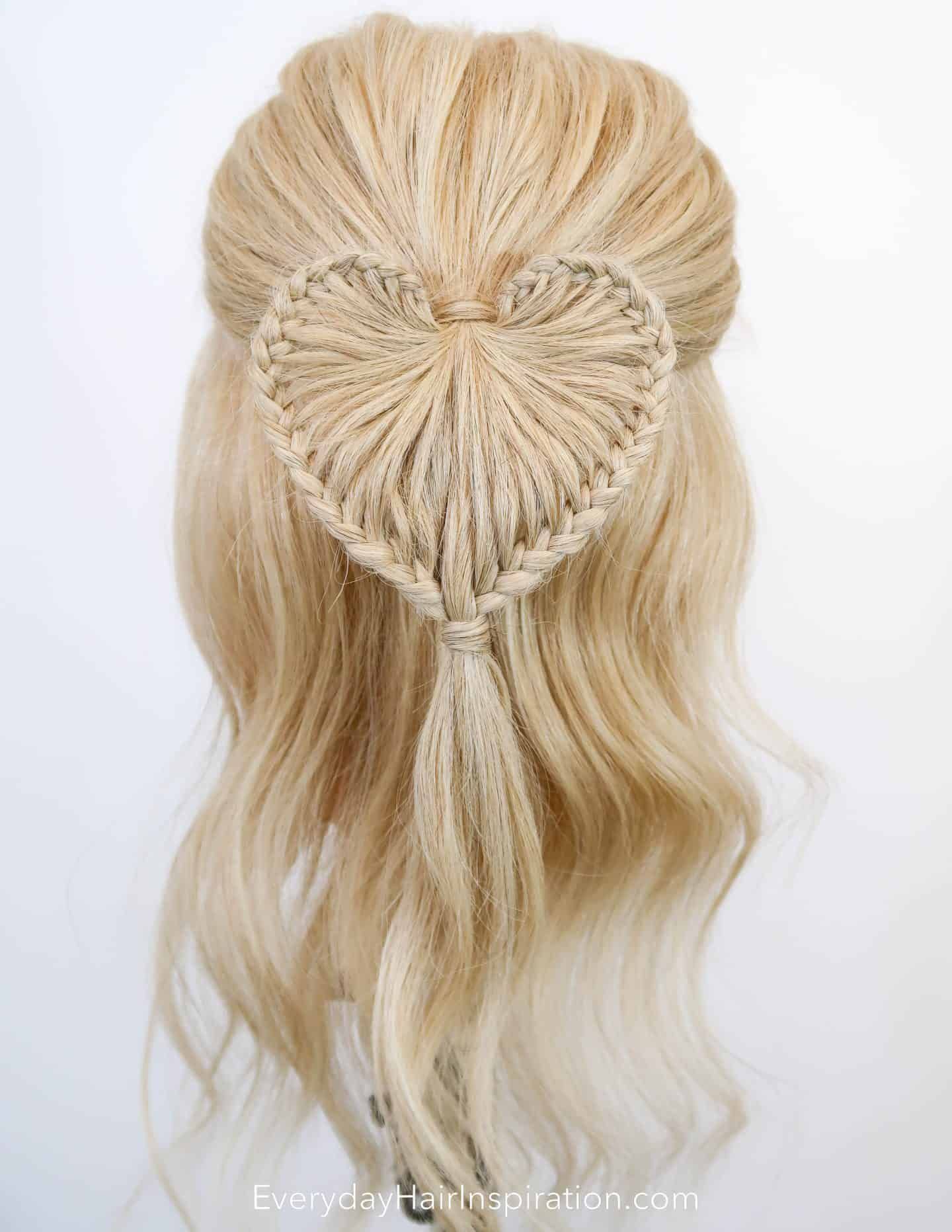 Half Up Hairstyle For
  Valentine’s Day