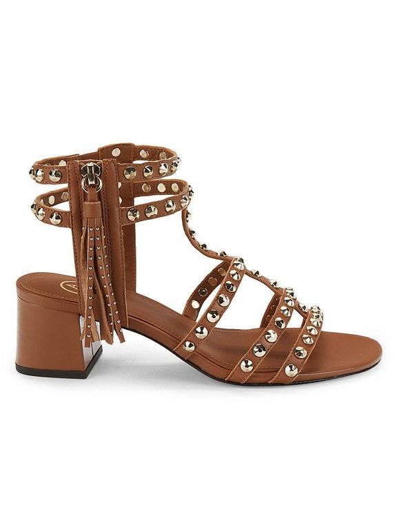 Leather Tassel Sandals