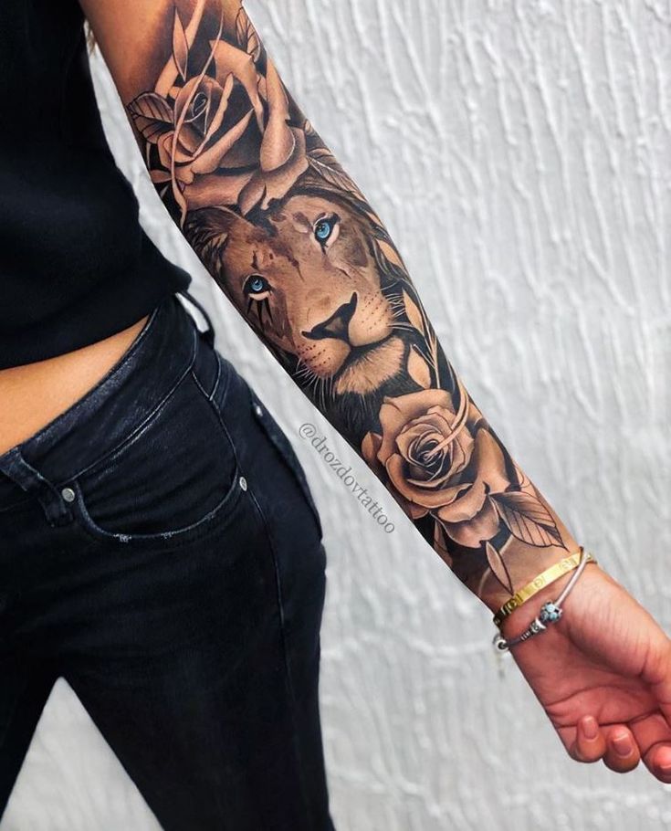 Lion Tattoo Ideas For Women