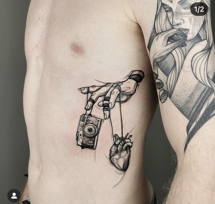 Camera Tattoo Ideas For Men