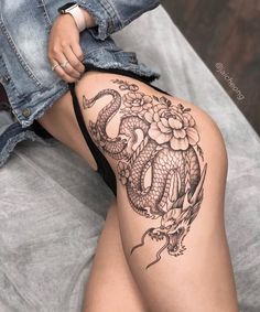 Dragon Tattoo Ideas For Ladies