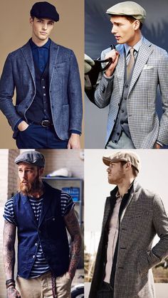 Fall Men Outfits With Flat
  Caps