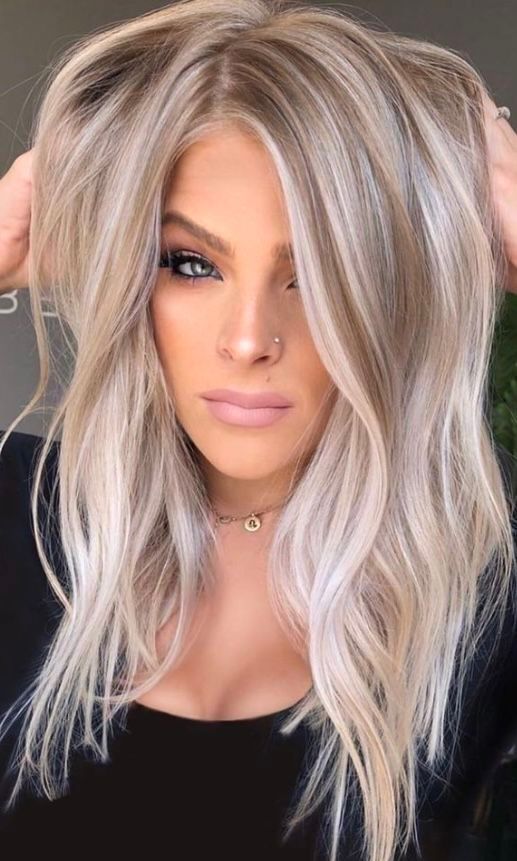 The Stunning Transformation of Ice Blonde Haircolors