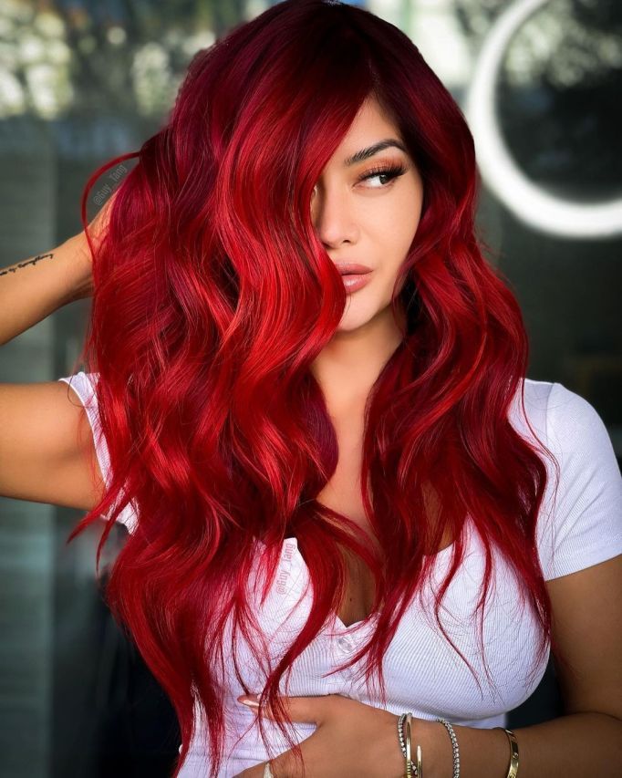 Vibrant and Stylish Ways to Rock Bright Red Hair