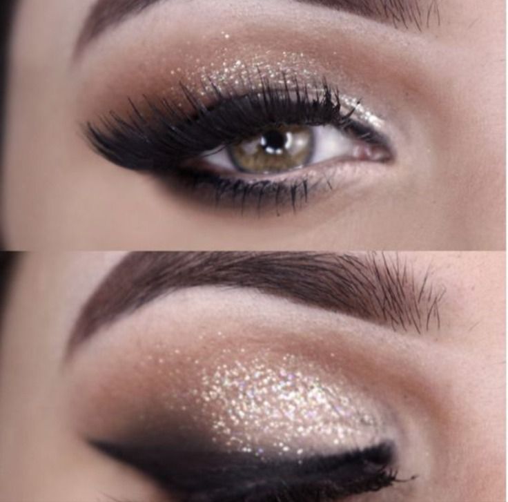 Classic Cut Crease Makeup For
  A Christmas Party