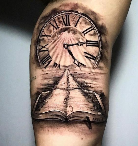 Timeless Ink: Clock Tattoo Inspiration for Men