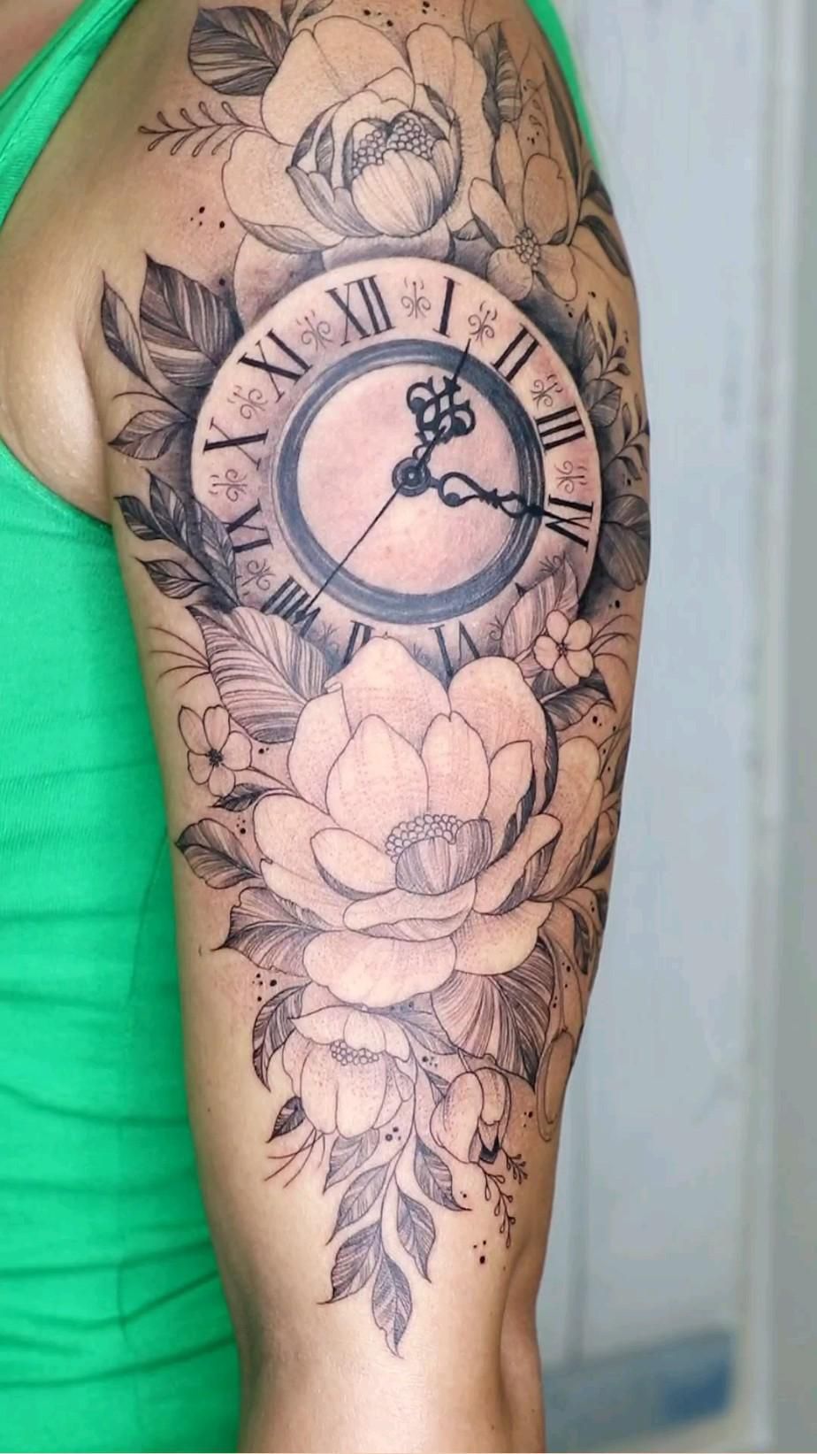 Clock Tattoo Ideas For Women
