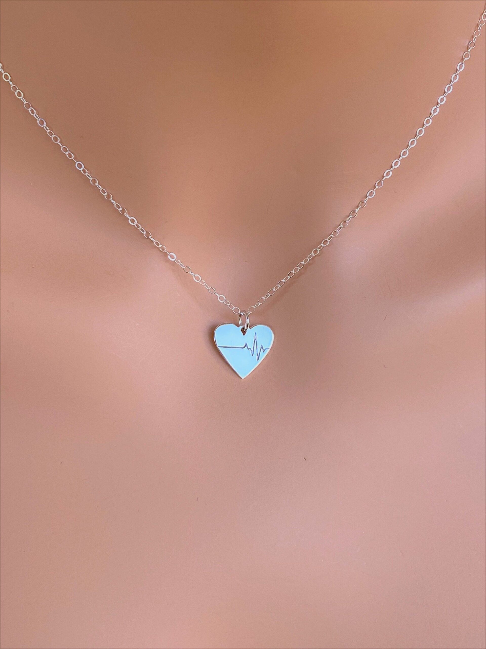 Heart Beat Necklace For Spring