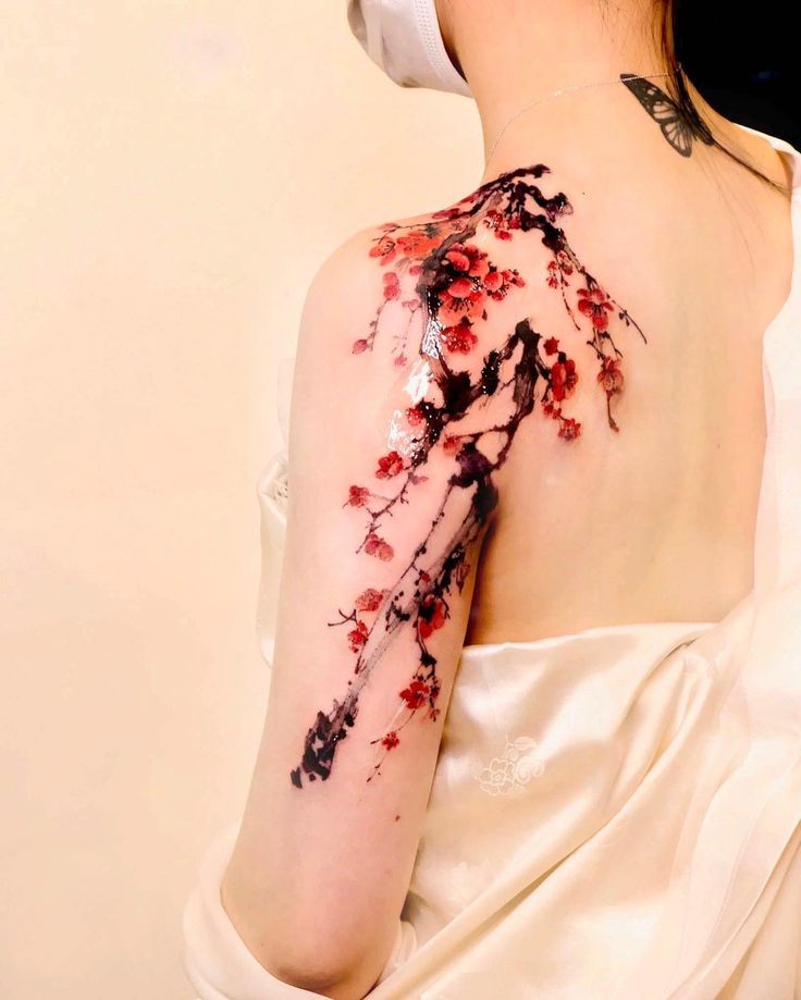 Blooming Beauty: Cherry Blossom Tattoo Ideas for Women