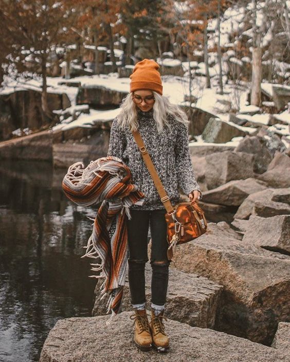 Hipster Girls’ Outfits For
  Winter