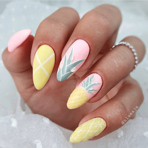 Pineapple Nail Art