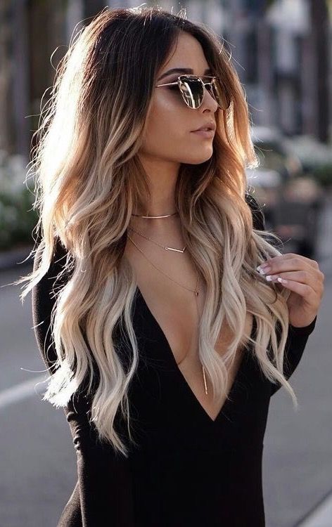 Effortlessly Chic: The Beauty of a Blond Ombre Hairstyle