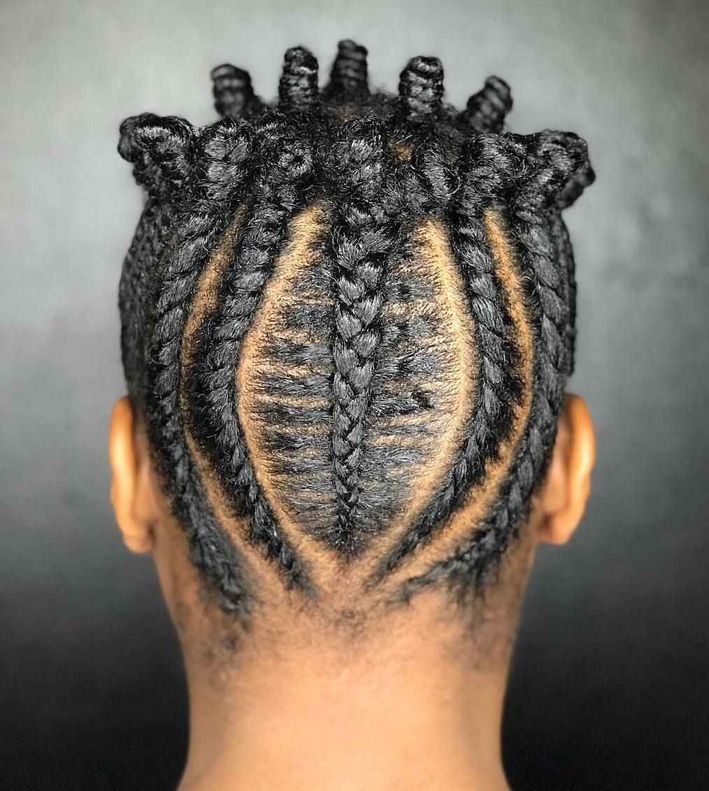 Knotted Crown Hairstyle