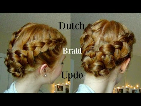 Casual Double Dutch Braid Bun
  Hairstyle