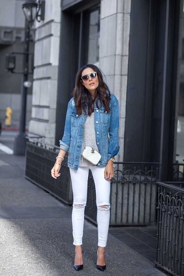 Stylish Autumn Outfits: Embracing the Season with a Classic Denim Jacket