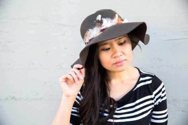Chic and Stylish: The Allure of Feather Trimmed Floppy Hats