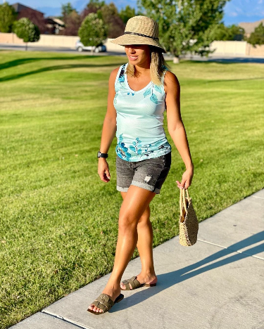 The Timeless Trend of High-Waist Distressed Denim Shorts