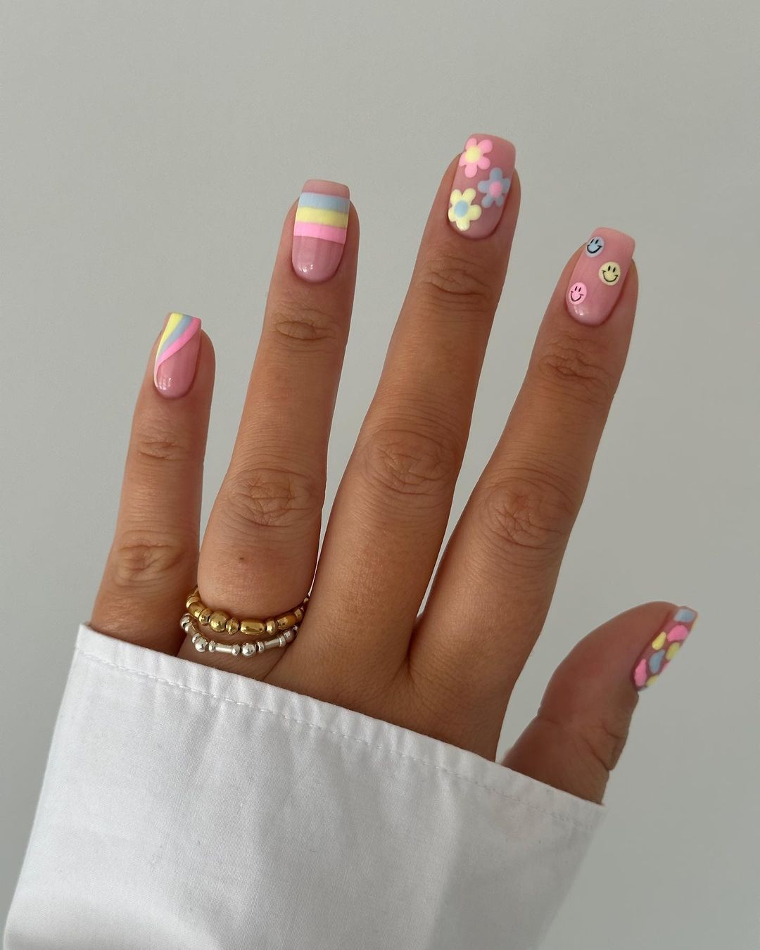 Enhance Your Manicure with a Unique Tribal Accent Nail Design