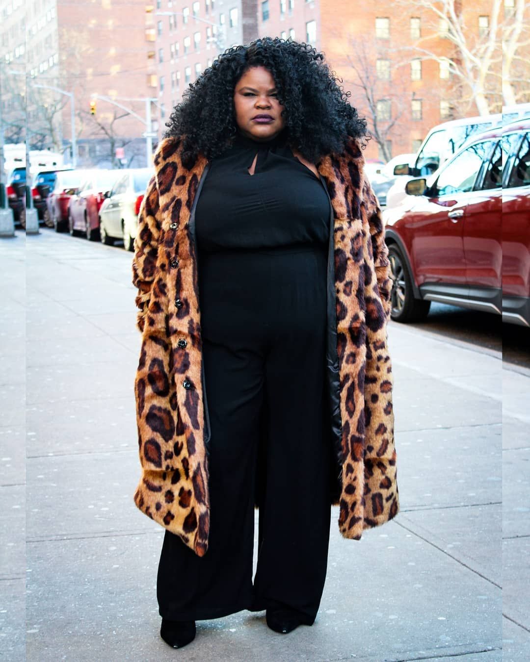 Faux Fur Vest In Winter