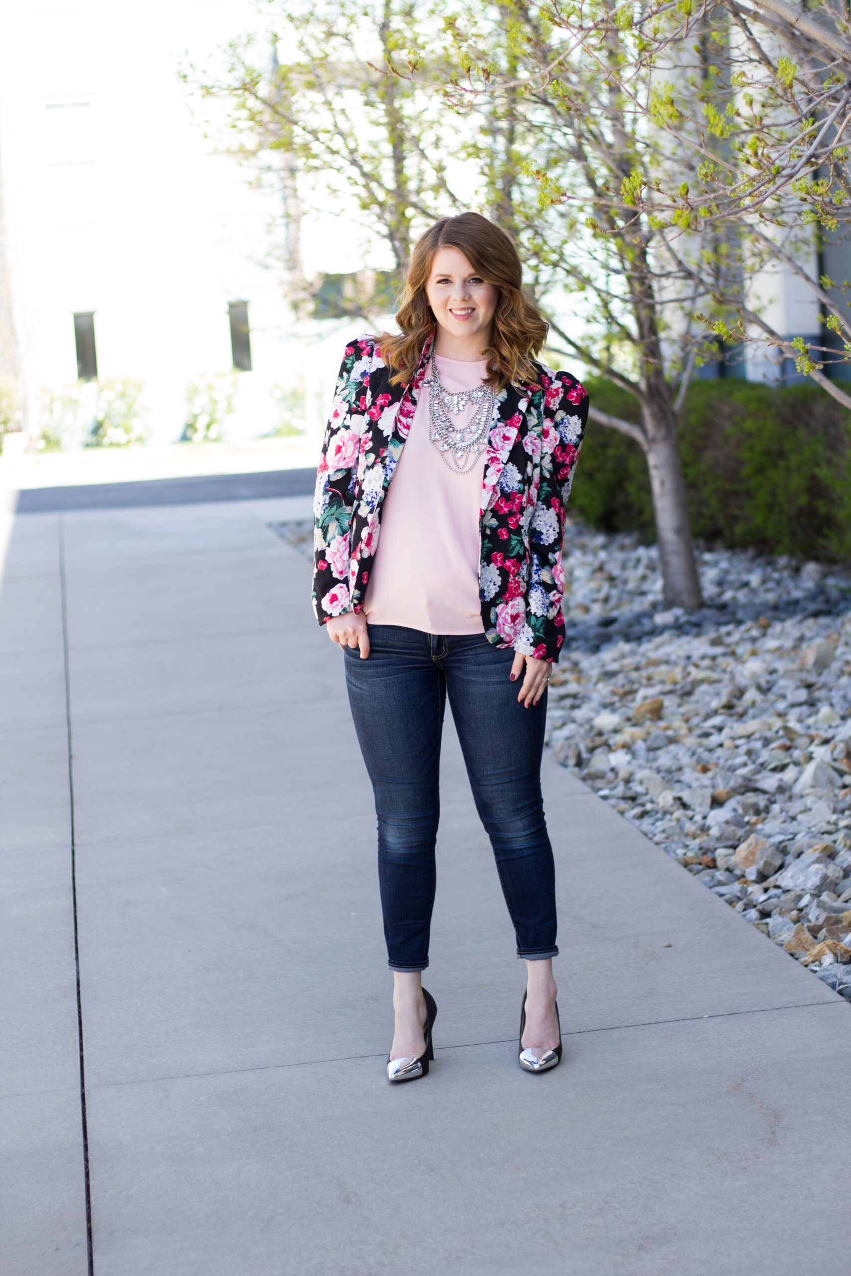 Floral Blazer Outfits