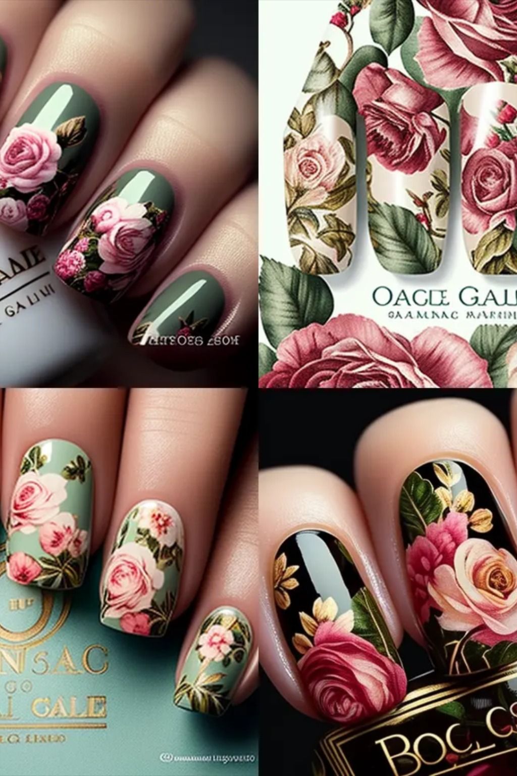 Floral Nail Art Ideas