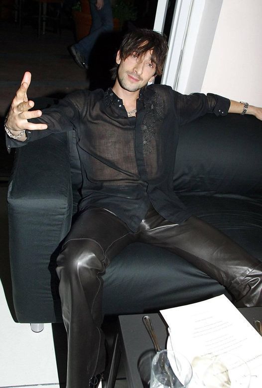 Men Outfits With Leather Pants