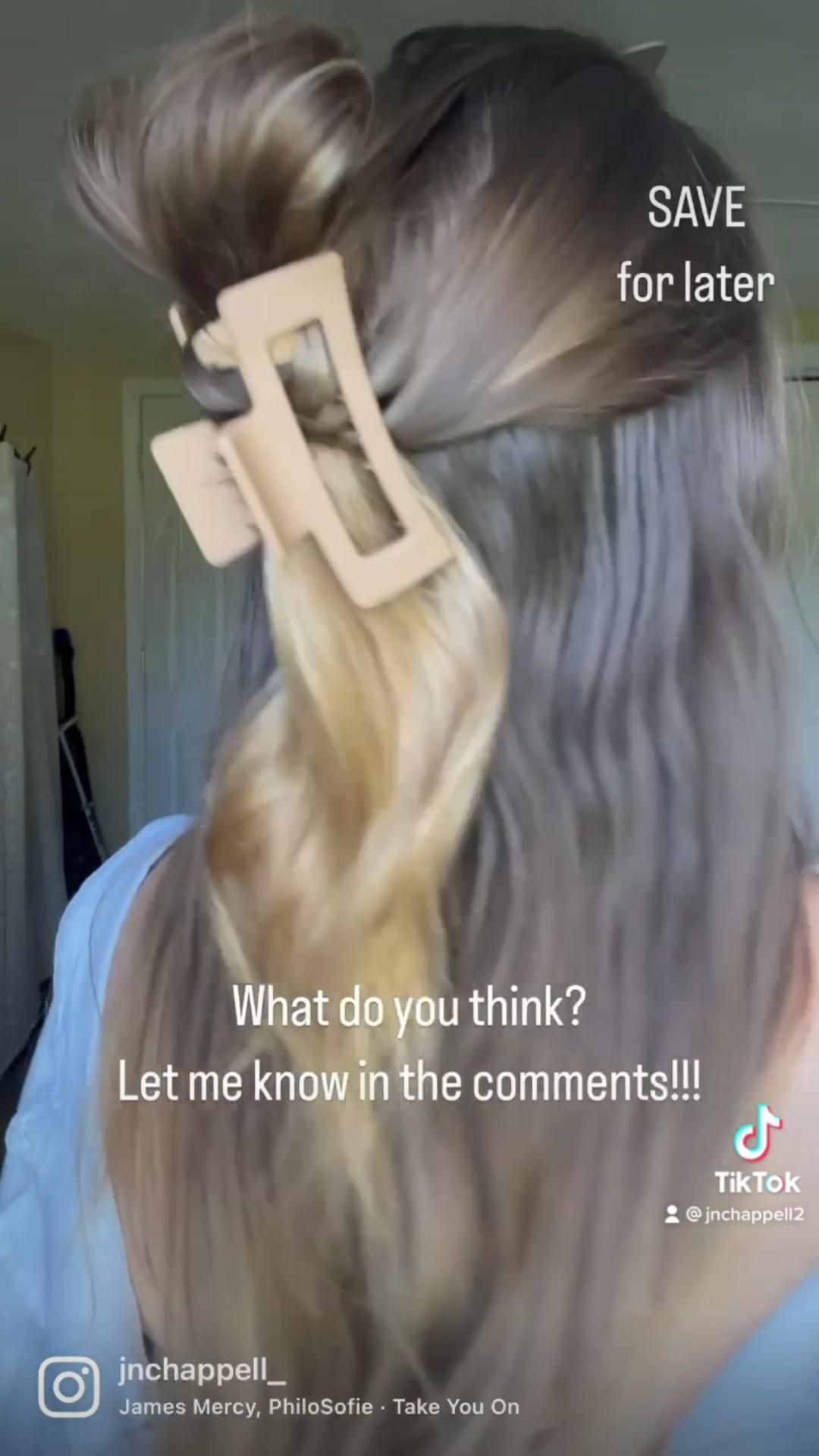 5 Minute Half Up Hairstyle