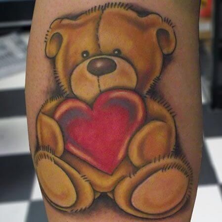 Bear Tattoo Ideas For Girls