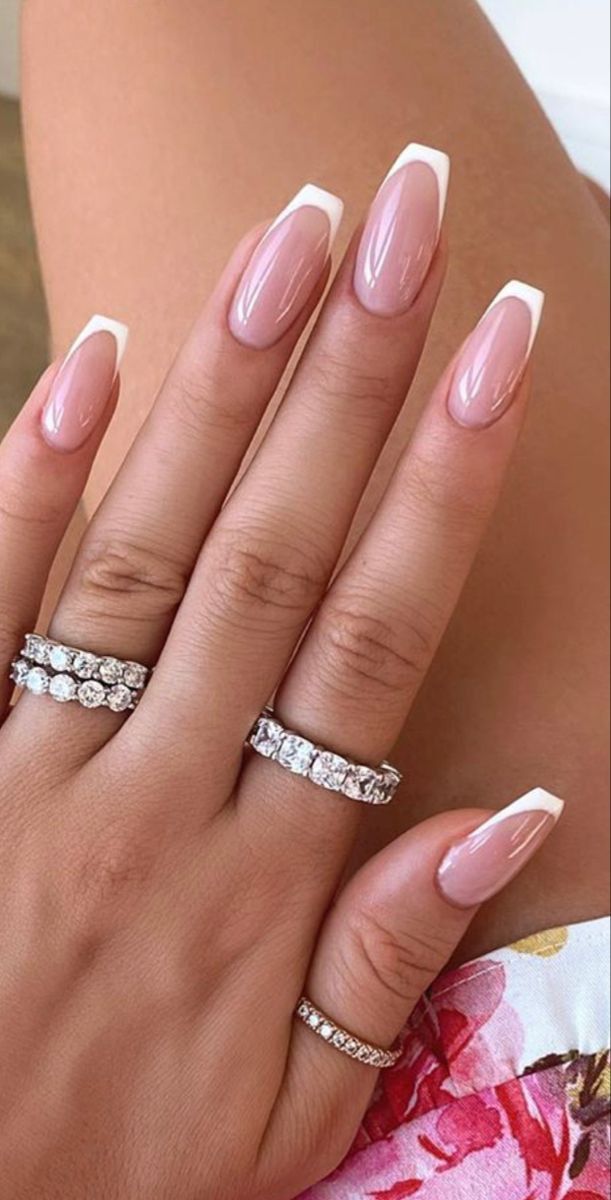 Casual French Manicure
