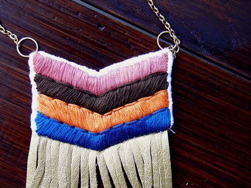 DIY Chevron Necklace