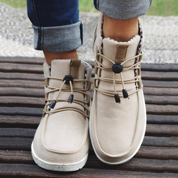 Lace Up Flats for look Stylish