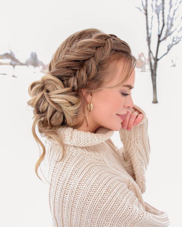 Get Creative with the Double Fishtail Side Ponytail Hairstyle