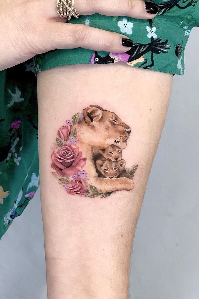 Roaringly Beautiful: Lion Tattoo Designs For Women