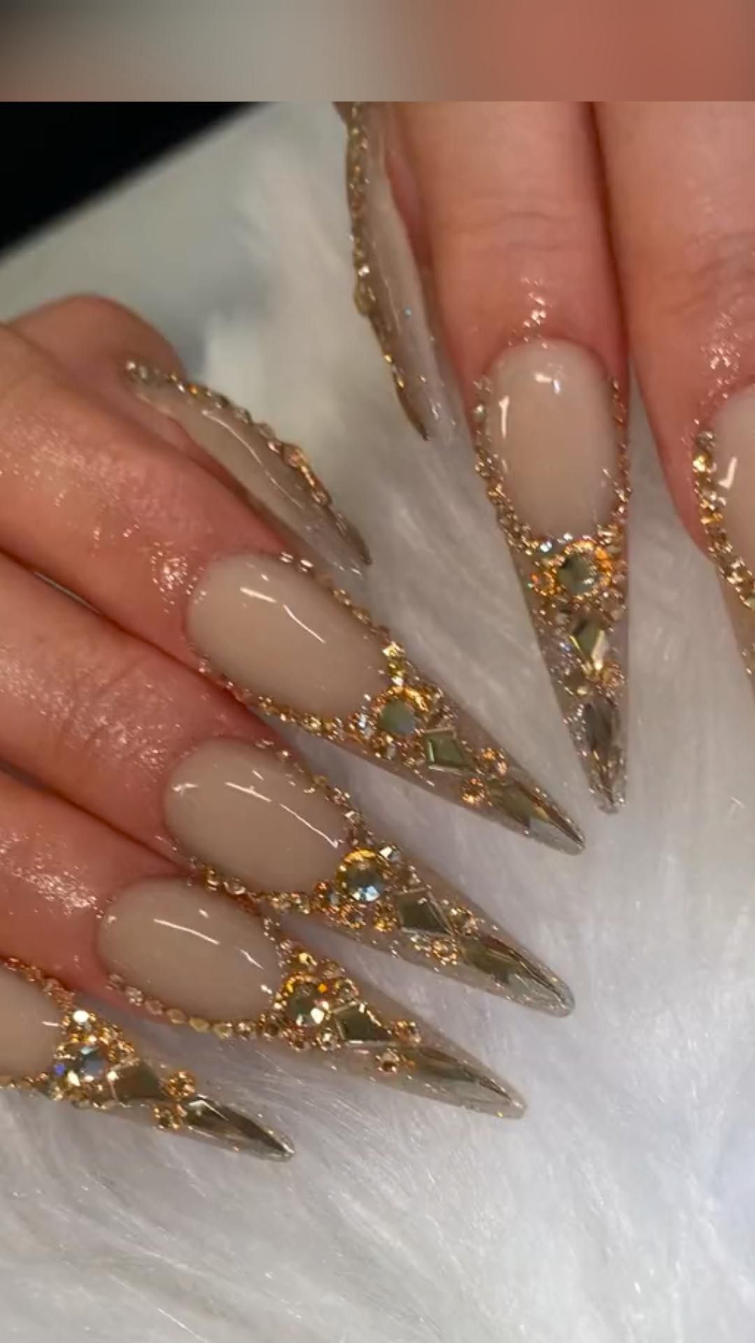 Nail Designs with Diamonds