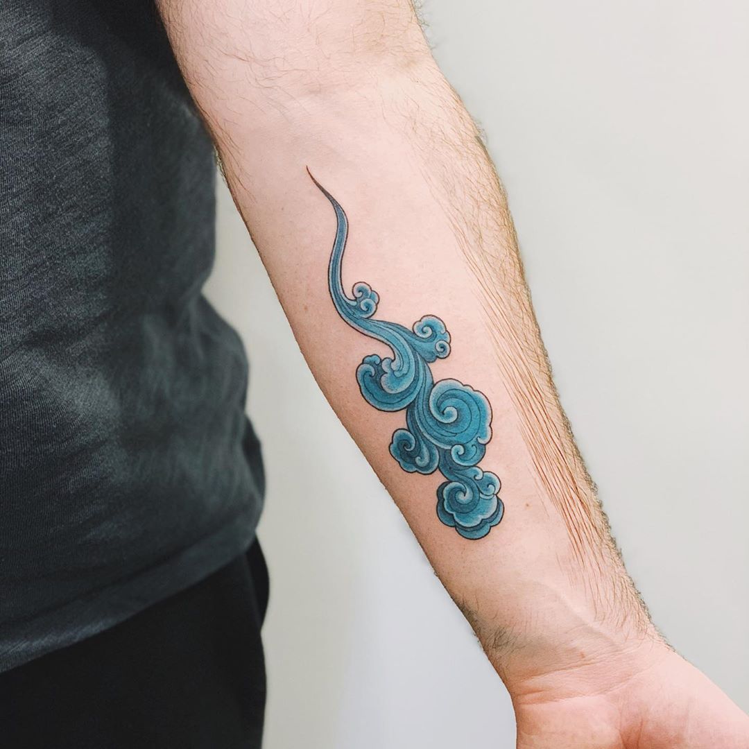 Creative Cloud Tattoo Designs for Men: A Breath of Fresh Ink