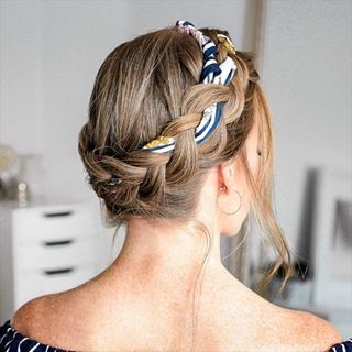 Dive into the Trend: Fishtail Headband Braids Are Twice as Nice