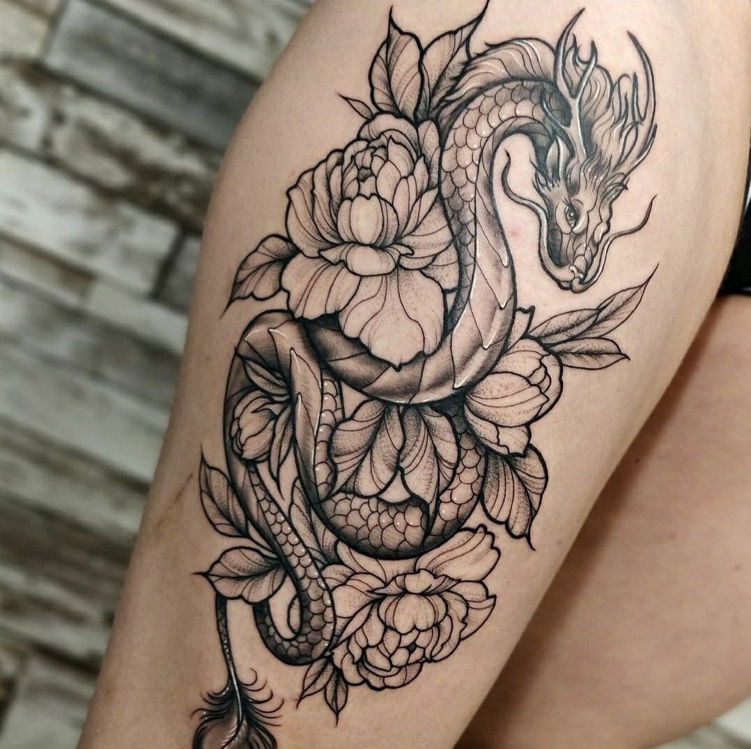 Dragon Tattoo Ideas For Ladies