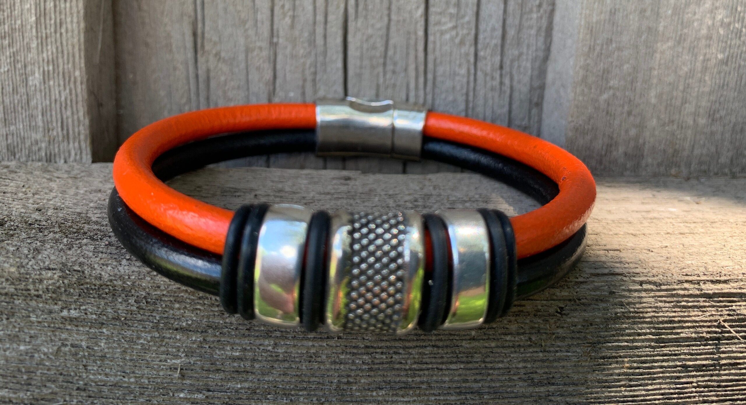 European Leather Bracelet With
  A Clasp