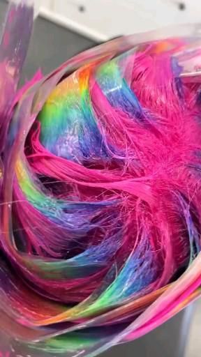 Magical and Colorful Unicorn Hair Ideas