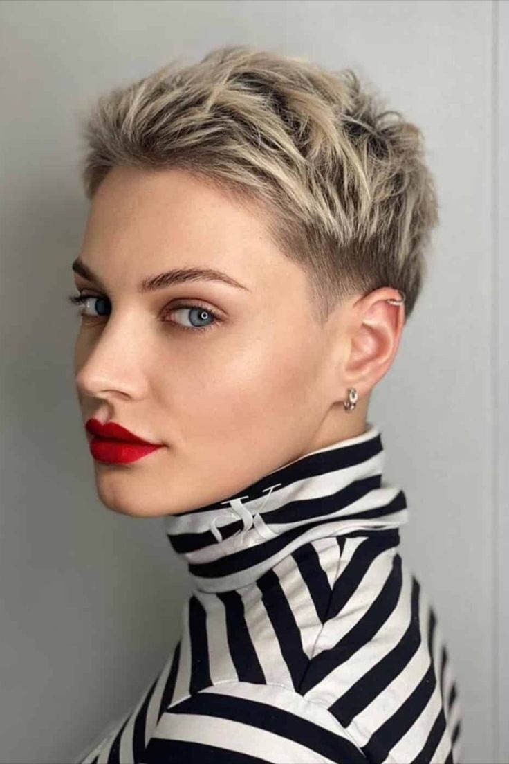 Bold Curly Pixie Cut Ideas